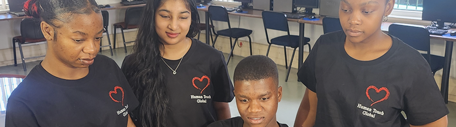Learners watching a educational video